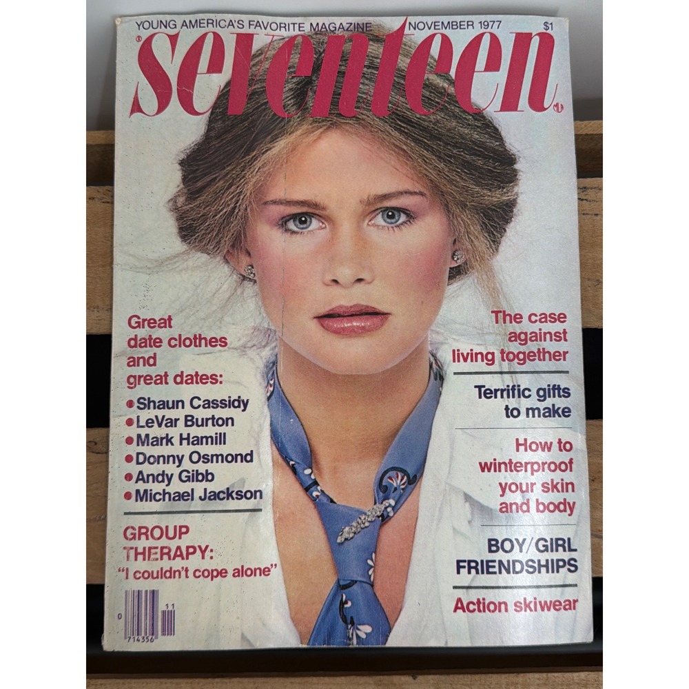 Vtg Seventeen Magazine November 1977 Shaun‎ Cassidy Michael Jackson Mark Hamill